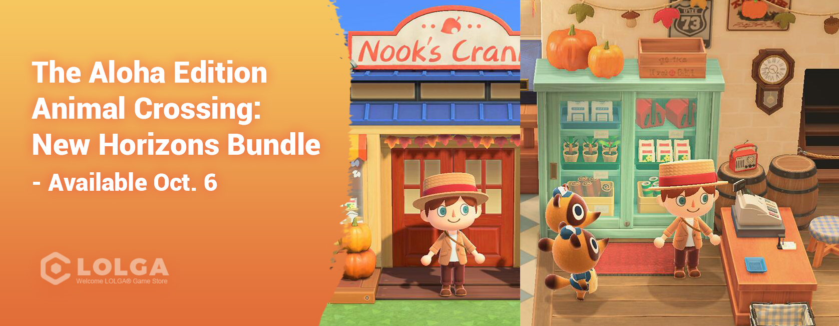 The Aloha Edition Animal Crossing: New Horizons Bundle - Available Oct. 6